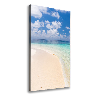 Large canvas wall art Maldives beach