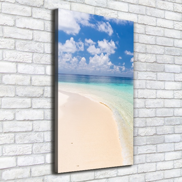 Large canvas wall art Maldives beach