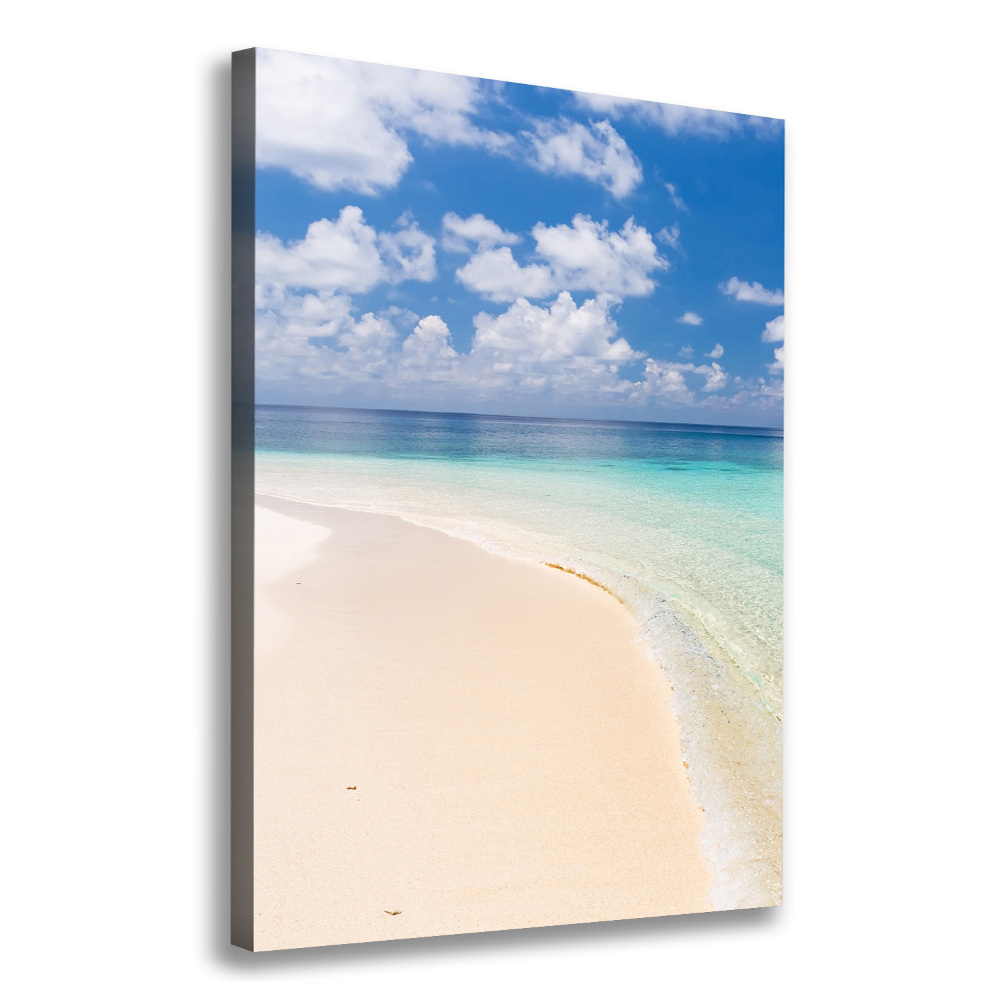 Large canvas wall art Maldives beach