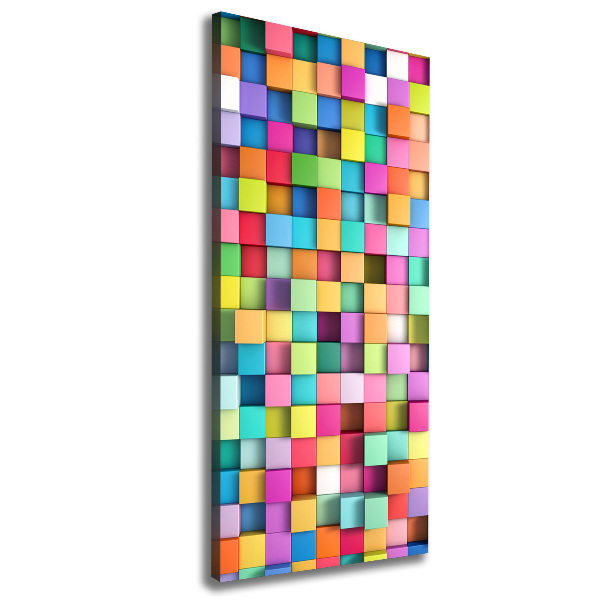 Large canvas wall art Squares abstraction