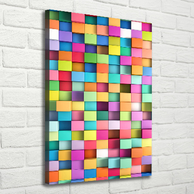 Large canvas wall art Squares abstraction