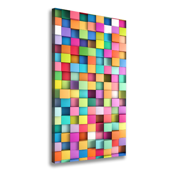 Large canvas wall art Squares abstraction