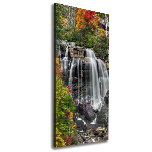 Canvas print Waterfall in autumn