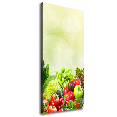 Canvas print Vegetables and fruits