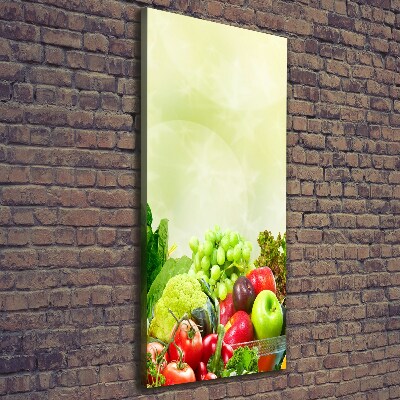 Canvas print Vegetables and fruits