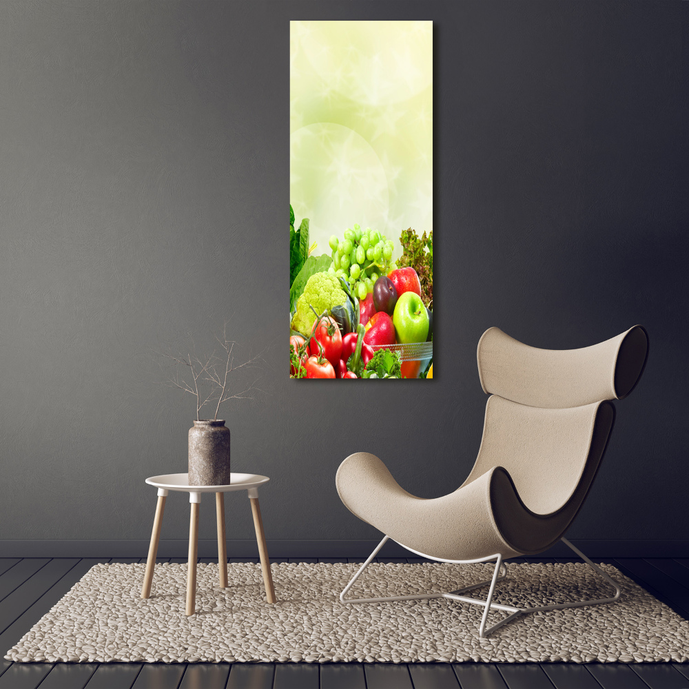 Canvas print Vegetables and fruits