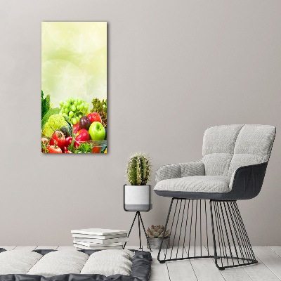 Canvas print Vegetables and fruits