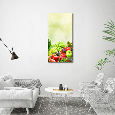 Canvas print Vegetables and fruits