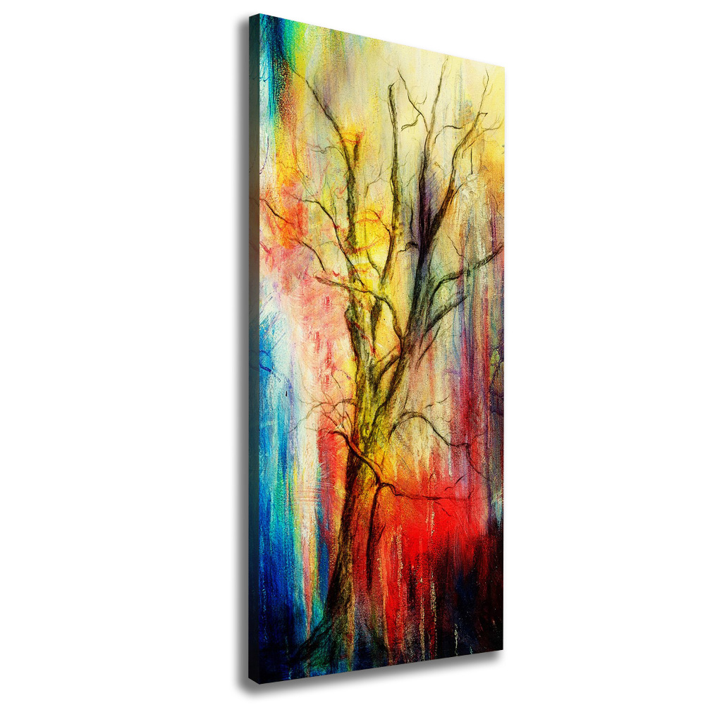 Canvas wall art Abstract tree