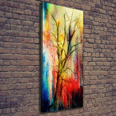 Canvas wall art Abstract tree