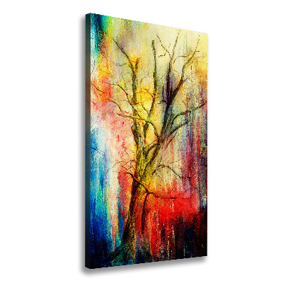 Canvas wall art Abstract tree