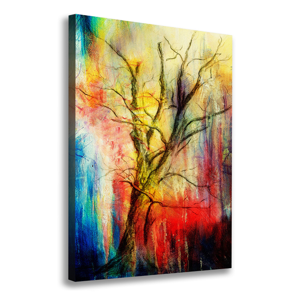 Canvas wall art Abstract tree