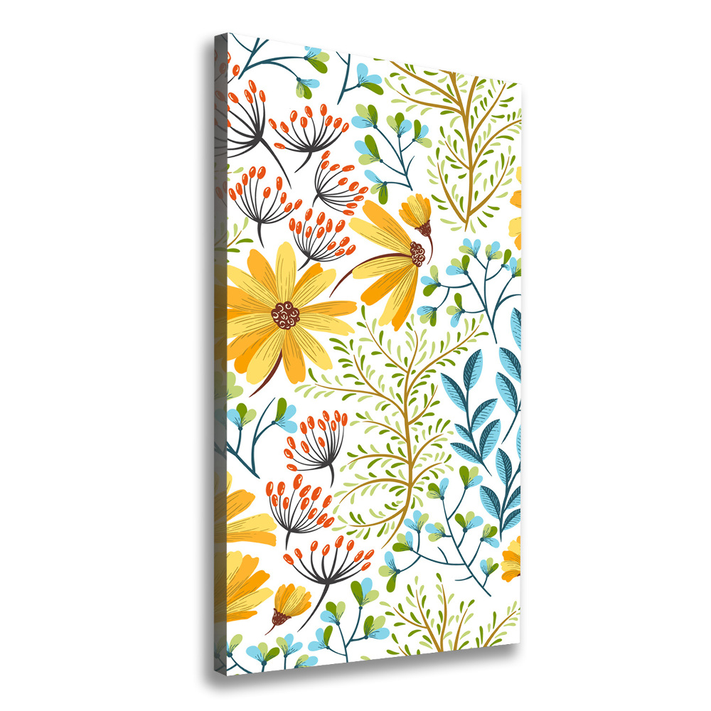 Canvas print Field flowers