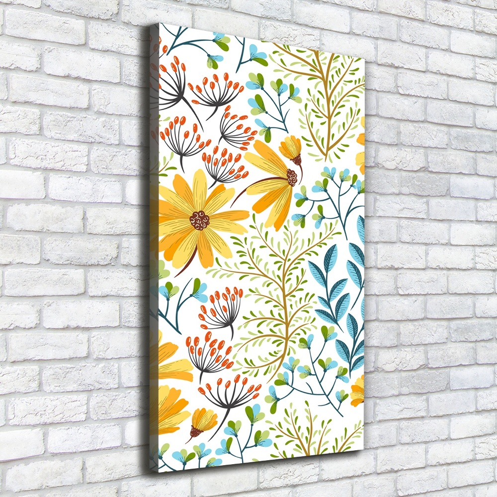 Canvas print Field flowers