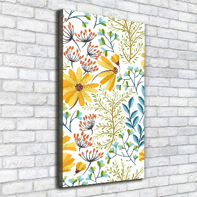 Canvas print Field flowers