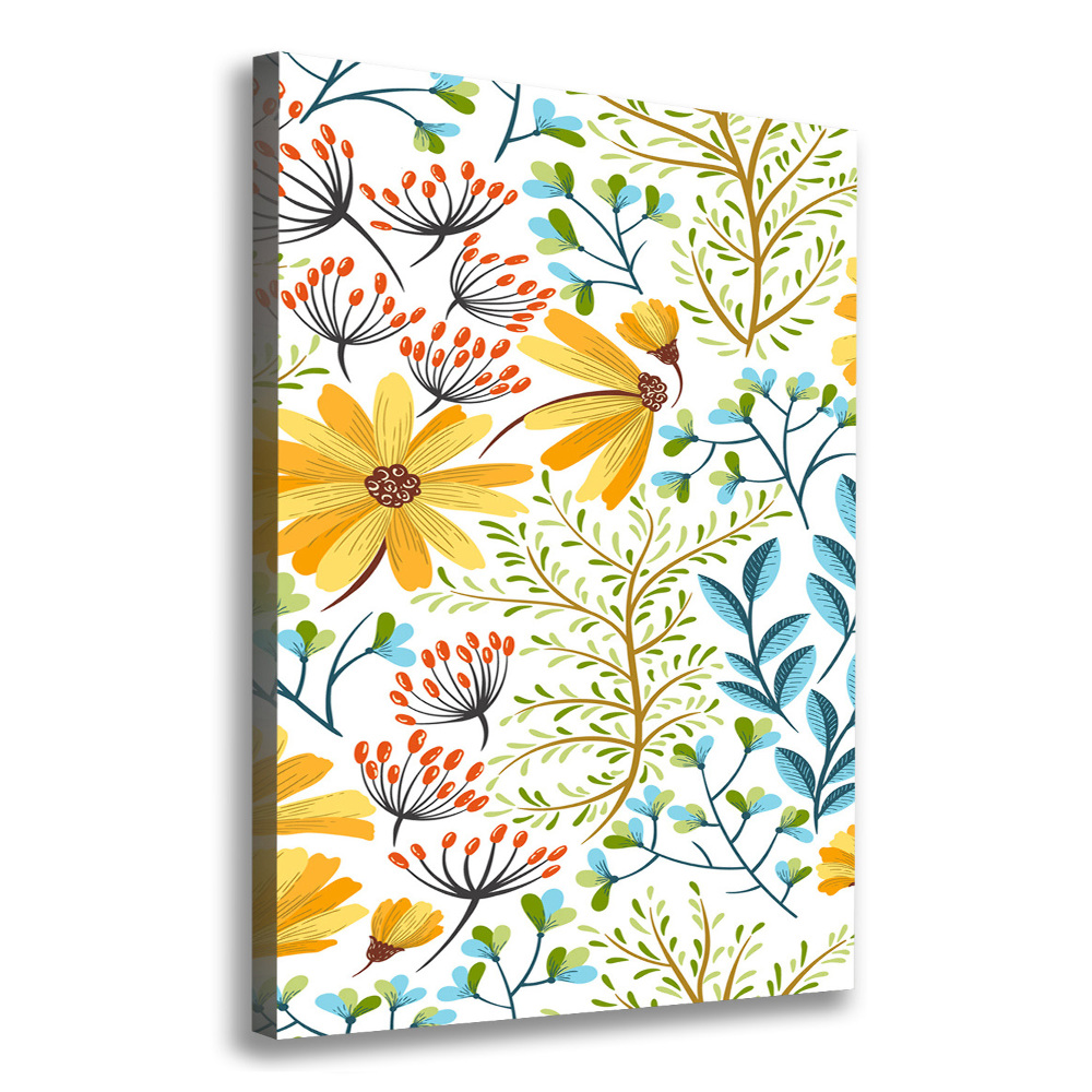 Canvas print Field flowers