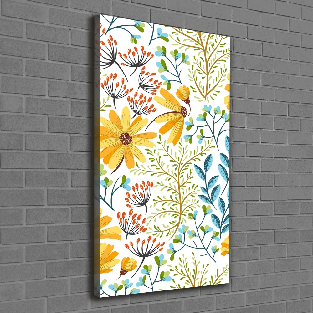 Canvas print Field flowers