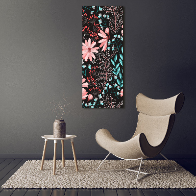 Canvas wall art Field flowers