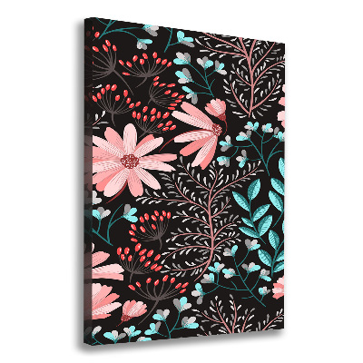 Canvas wall art Field flowers