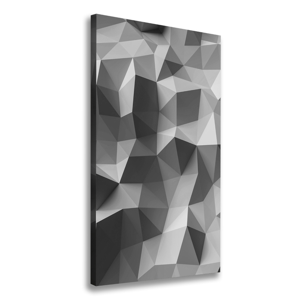 Canvas wall art Abstraction of the triangle