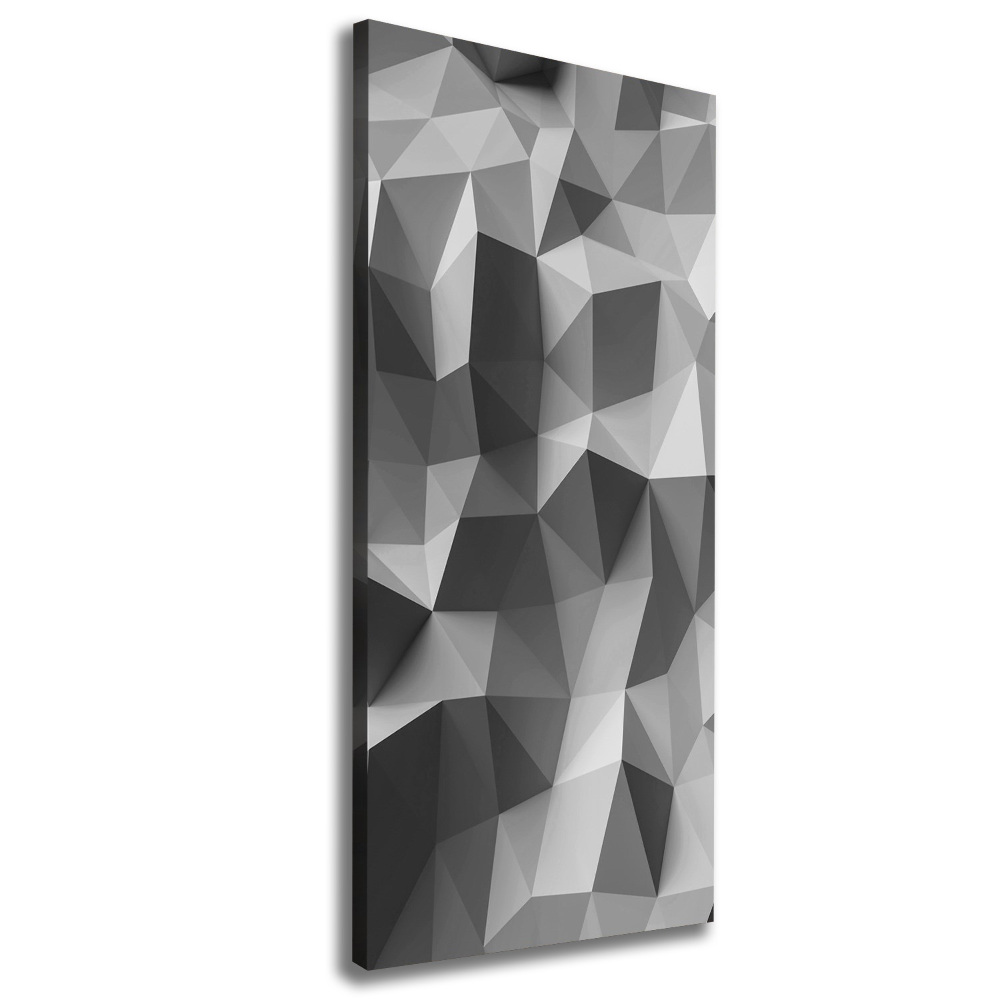 Canvas wall art Abstraction of the triangle