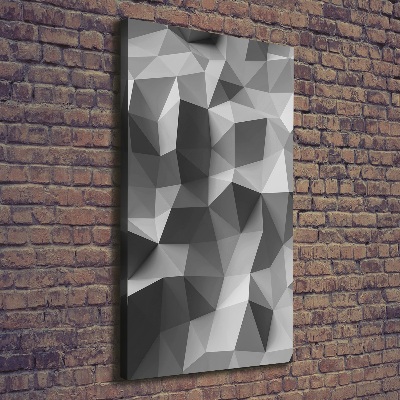 Canvas wall art Abstraction of the triangle