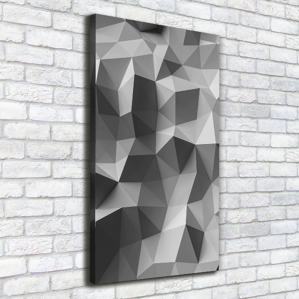 Canvas wall art Abstraction of the triangle