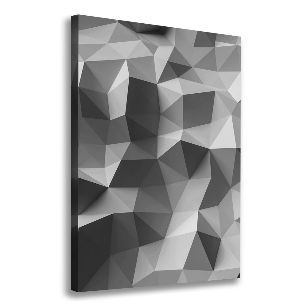 Canvas wall art Abstraction of the triangle