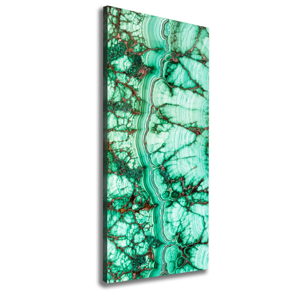 Canvas wall art Malachite texture