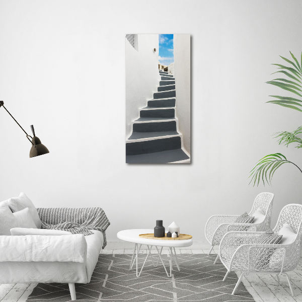 Picture canvas print Santorini Greece