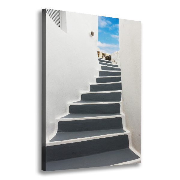 Picture canvas print Santorini Greece