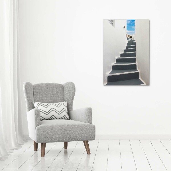 Picture canvas print Santorini Greece