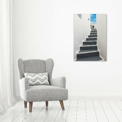 Picture canvas print Santorini Greece