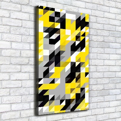 Canvas wall art Geometric background