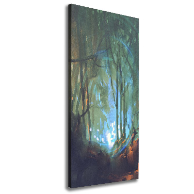 Picture canvas print Mystical forest