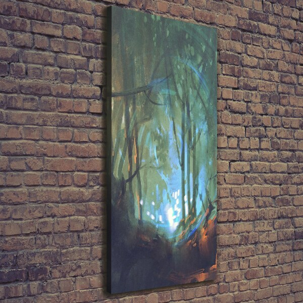 Picture canvas print Mystical forest