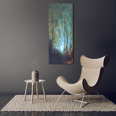 Picture canvas print Mystical forest