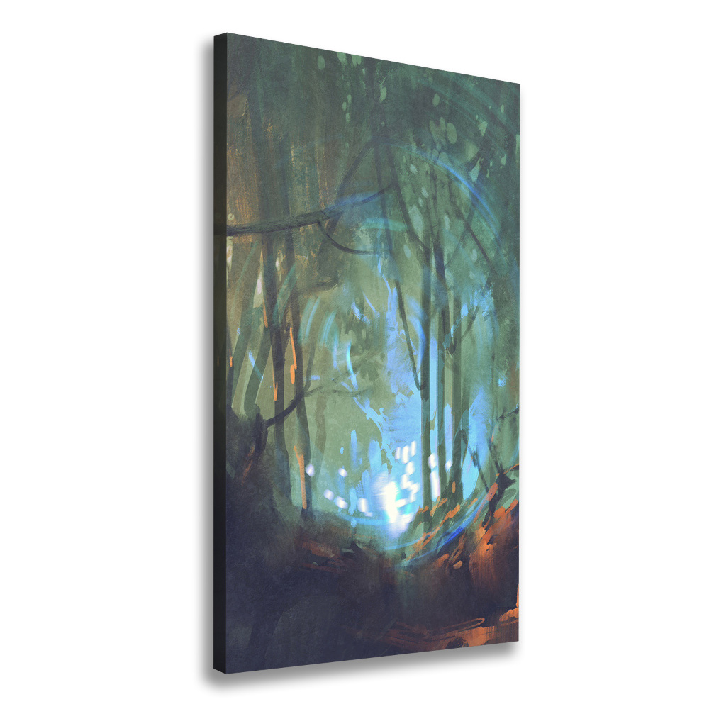 Picture canvas print Mystical forest