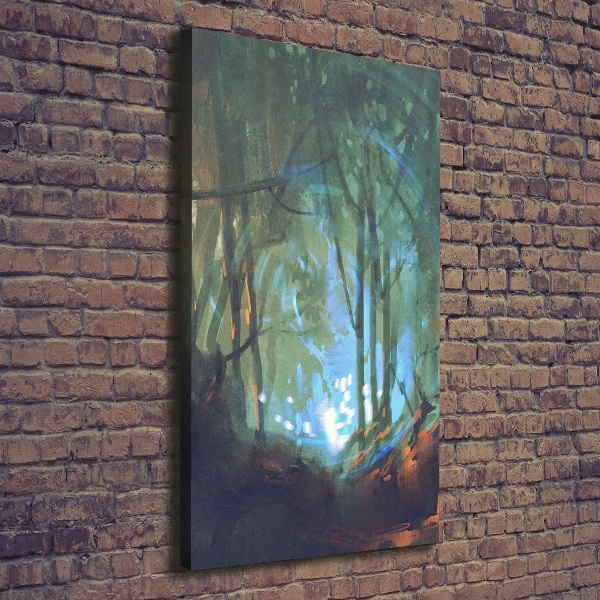 Picture canvas print Mystical forest