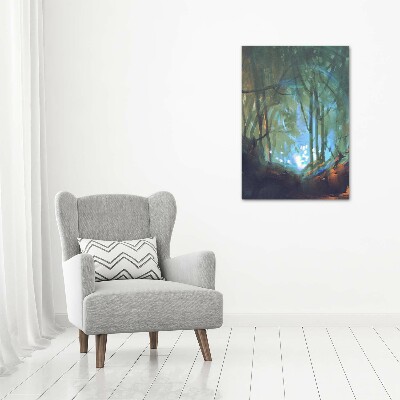 Picture canvas print Mystical forest