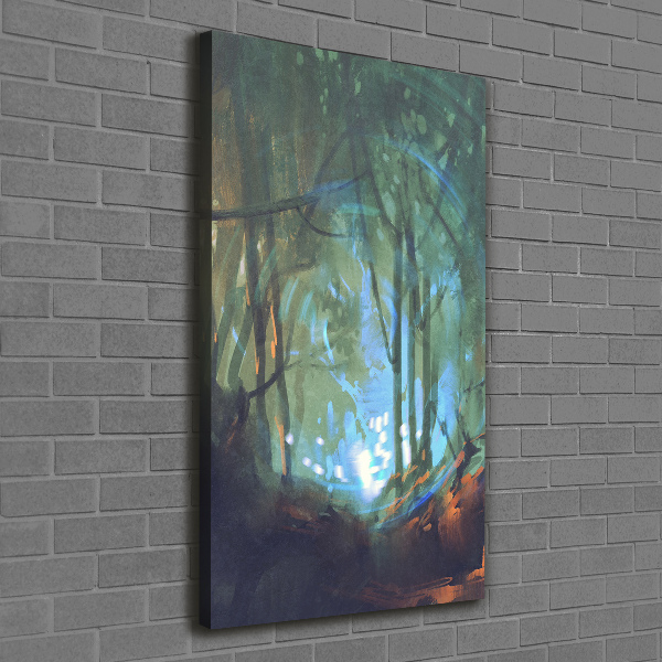 Picture canvas print Mystical forest