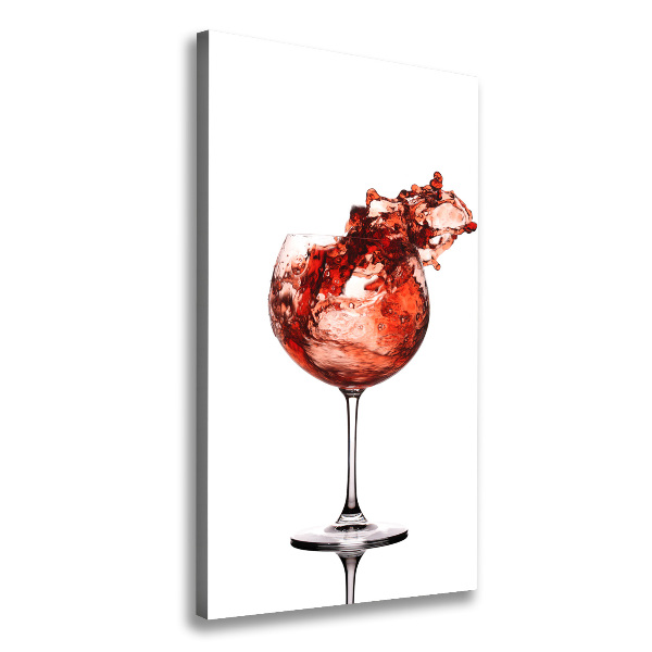 Canvas wall art A glass of wine