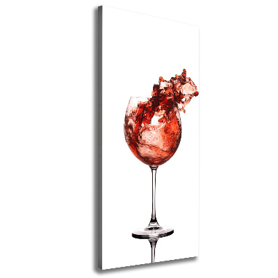 Canvas wall art A glass of wine