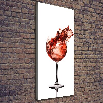 Canvas wall art A glass of wine