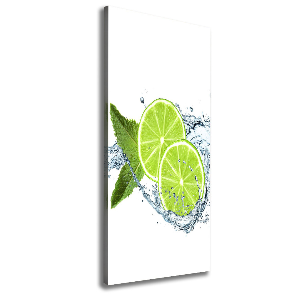 Canvas wall art Lime