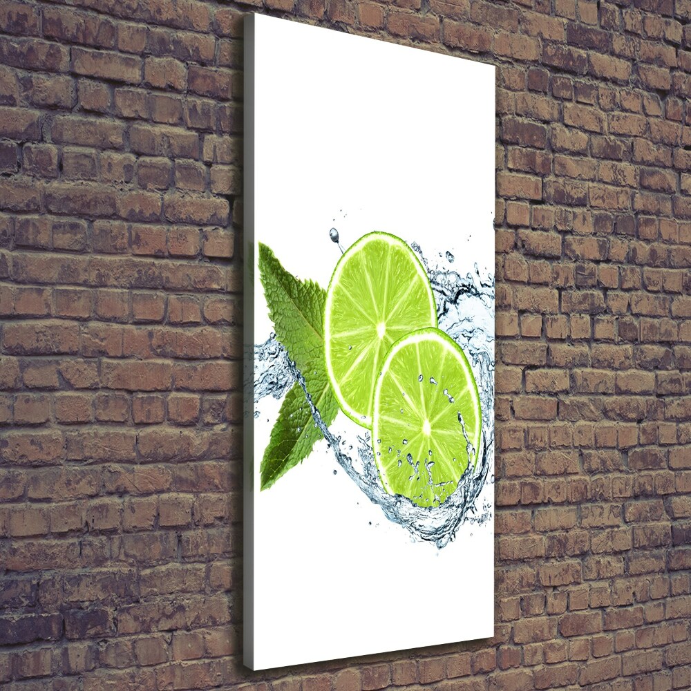 Canvas wall art Lime