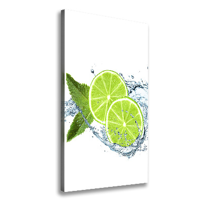 Canvas wall art Lime