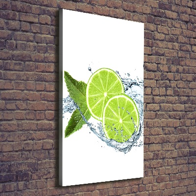 Canvas wall art Lime