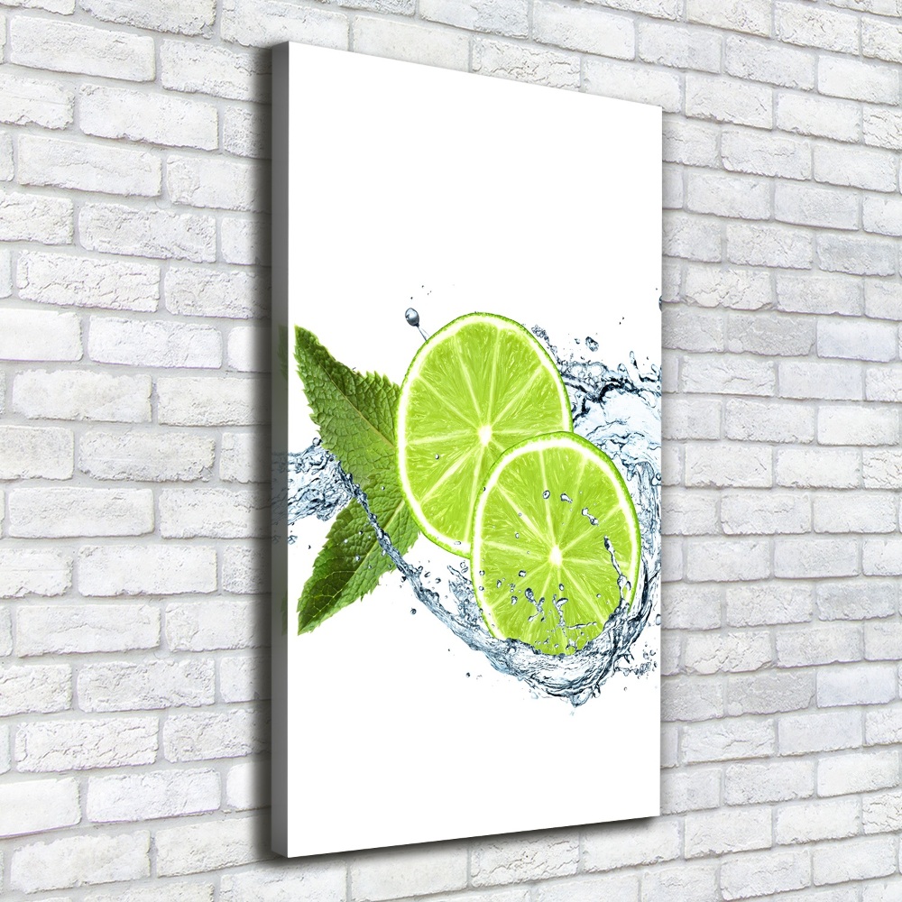 Canvas wall art Lime