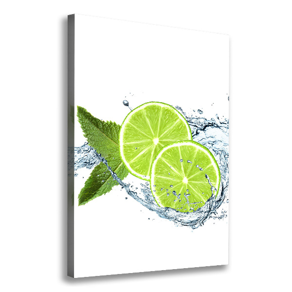 Canvas wall art Lime